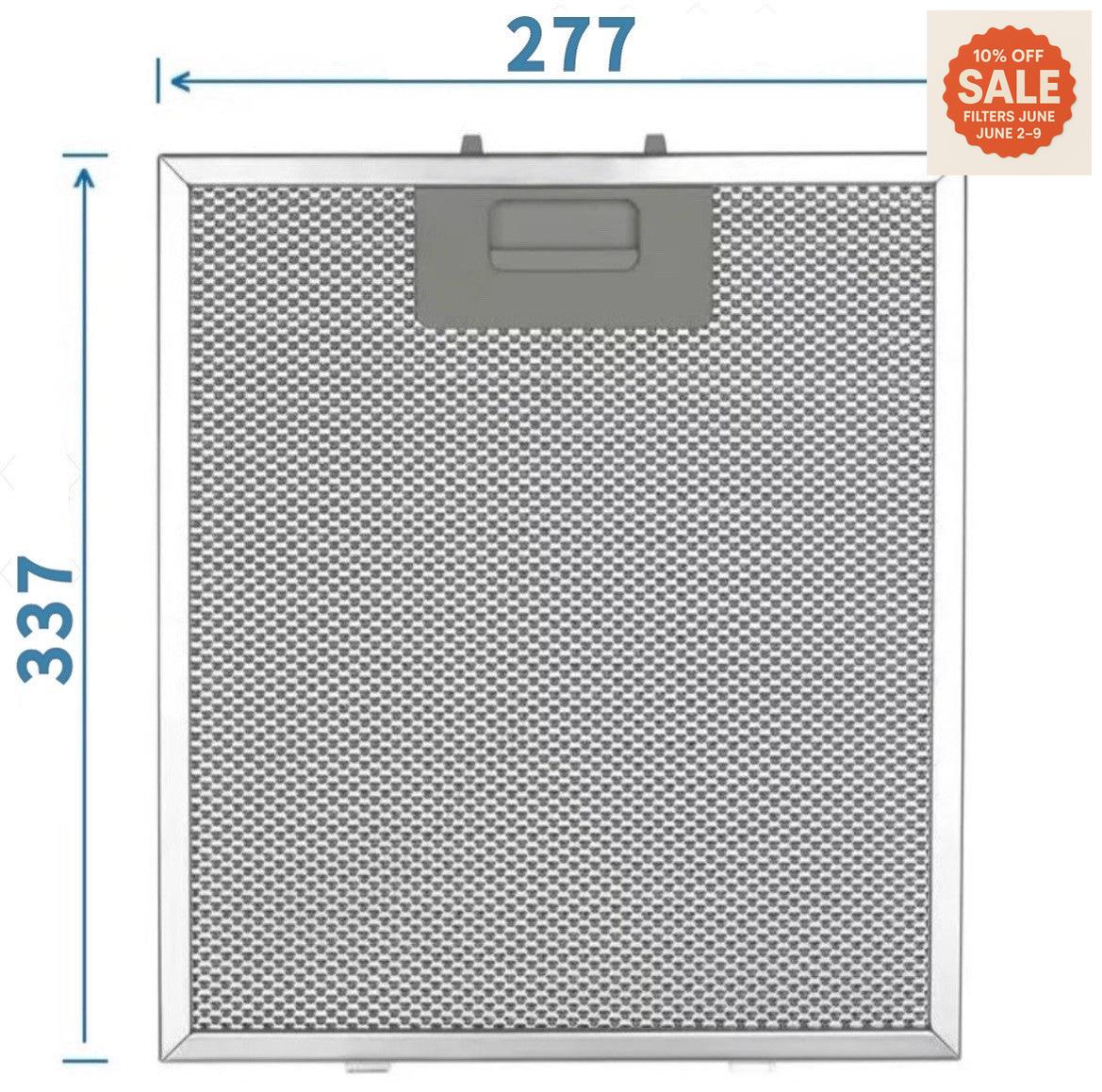 Universal Range Hood Filter – Aluminium Mesh 277 mm x 337 mm Brandnew Rangehood filter