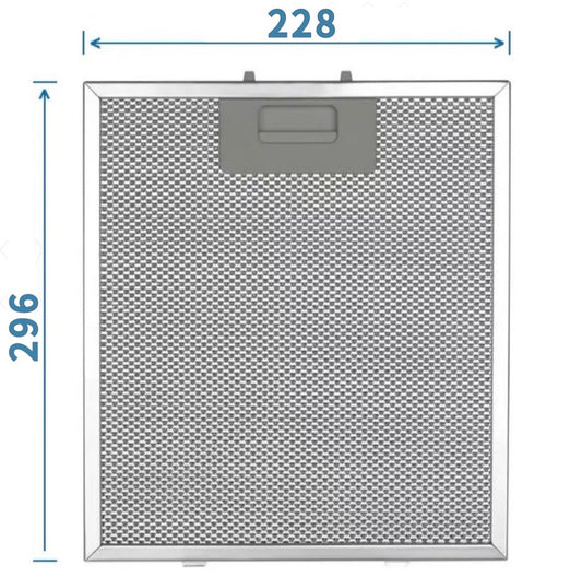 228 mm x 296 mm Brandnew Rangehood filter