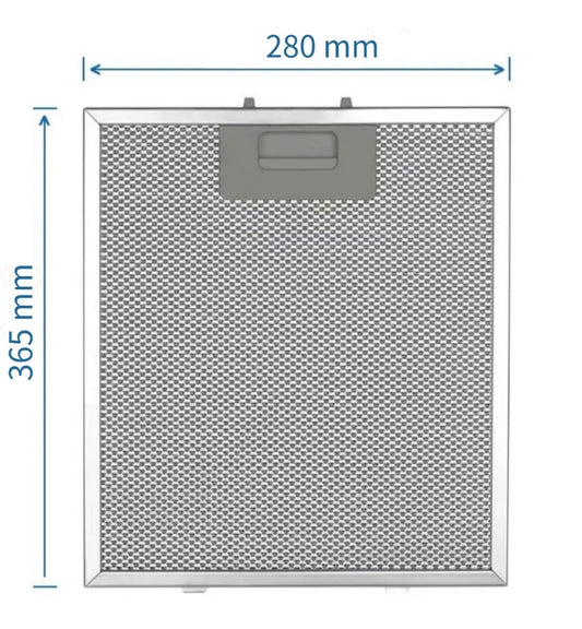 Universal Range Hood Filter – Aluminium Mesh 280 mm x 365 mm Brandnew Rangehood filter